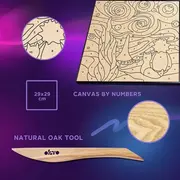 Set pictura cu argila usoara, 29*29 cm - Little Prince Night KRTOK20021