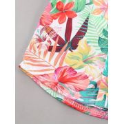 Set tropical de vara pentru baieti – camasa colorata si pantaloni bej mdtu135-r2