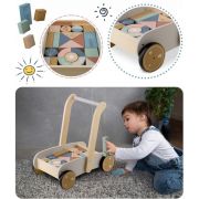 Antemergator din lemn cu blocuri din lemn incluse, 26.5 x 40 x 41 cm, nukido nk-856 edeedi785600