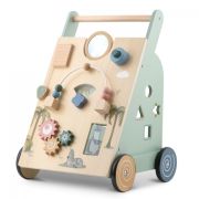 Antemergator educational din lemn cu diverse activitati, 33 x 33 x 50 cm, nukido nk-857 edeedi785700