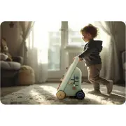 Antemergator educational din lemn cu diverse activitati, 33 x 33 x 50 cm, nukido nk-857 edeedi785700