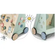 Antemergator educational din lemn cu diverse activitati, 33 x 33 x 50 cm, nukido nk-857 edeedi785700