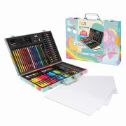 HAPPI HOBBI ART CASE SET DE DESEN DELUXE CU 100 DE ACCESORII UNICORN VIV1038-82058