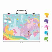 HAPPI HOBBI ART CASE SET DE DESEN DELUXE CU 100 DE ACCESORII UNICORN VIV1038-82058