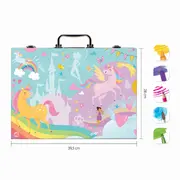 HAPPI HOBBI ART CASE SET DE DESEN DELUXE CU 100 DE ACCESORII UNICORN VIV1038-82058