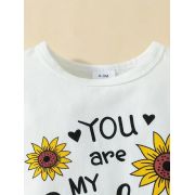 Set bebelusi "sunshine" - body alb si fustita mdtu139-r2