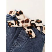 Set body crem cu inscriptie si fustita denim pentru fetite mbtu123-r2