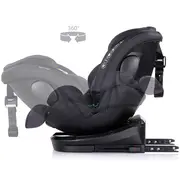 Scaun auto chipolino hypnotic i-size 40-150 cm cu sistem isofix si sezut rotativ anthracite hubstkhyp0253an