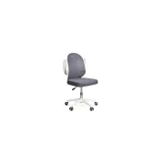 Scaun birou copii OFF330, baza polipropilena, inaltime reglabila, brate rabatabile, 80 kg DRM10580