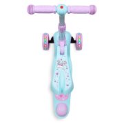 Trotineta Copii Cu Sezut, Transformabila 2in1, Pliabila, Cu Lumini Led, Rimba Unicorn, 1-5 Ani, Pana La 50 Kg, Kidwell Pjbhubarim01a1