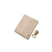 Paturica cu ursulet pentru nou nascut, 100% bumbac organic, TeddyBear, BabyCosy, maro JEMBC-CSY8132