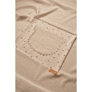 Paturica cu ursulet pentru nou nascut, 100% bumbac organic, TeddyBear, BabyCosy, maro JEMBC-CSY8132