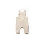 Salopeta cu bretele TeddyBear, BabyCosy, 100% bumbac organic (Marime: 12-18 Luni) JEMBC-CSY8114-12