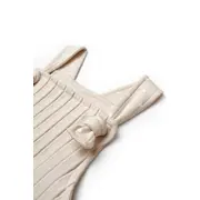 Salopeta cu bretele TeddyBear, BabyCosy, 100% bumbac organic (Marime: 6-9 luni) JEMBC-CSY8114-6