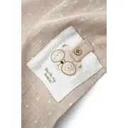 Salopeta cu guler TeddyBear, BabyCosy, 100% bumbac organic (Marime: 3-6 Luni) JEMBC-CSYM7105-3