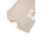 Salopeta cu guler TeddyBear, BabyCosy, 100% bumbac organic (Marime: 9-12 luni) JEMBC-CSYM7105-9