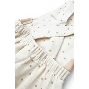 Salopeta cu palariuta TeddyBear, BabyCosy, 100% bumbac organic (Marime: 18-24 Luni) JEMBC-CSYM7106-18