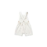 Salopeta cu palariuta TeddyBear, BabyCosy, 100% bumbac organic (Marime: 3-6 Luni) JEMBC-CSYM7106-3