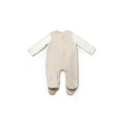 Salopeta eleganta TeddyBear, BabyCosy, 100% bumbac organic (Marime: 3-6 Luni) JEMBC-CSY8106-3