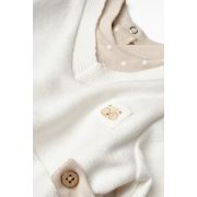 Salopeta eleganta TeddyBear, BabyCosy, 100% bumbac organic (Marime: 6-9 luni) JEMBC-CSY8106-6