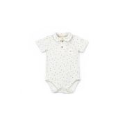Set 2 body-uri cu guler TeddyBear, BabyCosy, 100% bumbac (Marime: 3-6 Luni) JEMBC-CSYM7100-3