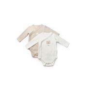 Set 2 body-uri cu maneca lunga petrecute, TeaddyBear, BabyCosy (Marime: 3-6 Luni) JEMBC-CSY8103-3