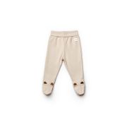 Set 2 pantaloni cu botosei bebe TeddyBear, BabyCosy, 100% bumbac organic (Marime: 6-9 luni) JEMBC-CSY8104-6