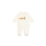 Set 2 salopete Rabbit, 100%bumbac organic, BabyCosy (Marime: 3-6 Luni) JEMBC-CSY5820-3