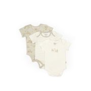 Set 3 body Rabbit, BabyCosy, 100% bumbac (Marime: 6-9 luni) JEMBC-CSY5764-6