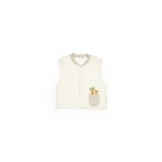Set 3 piese: body, pantalon si vesta Rabbit, 100% bumbac organic, BabyCosy (Marime: 3-6 Luni) JEMBC-CSY2018-3