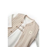 Set 3 piese: body, pantaloni si vestuta TeddyBear, BabyCosy, 100% bumbac (Marime: 18-24 Luni) JEMBC-CSY8115-18