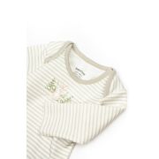 Set 3 piese:body, pantaloni si baveta Rabbit, BabyCosy, 100% bumbac (Marime: 0-3 Luni) JEMBC-CSY5201-0