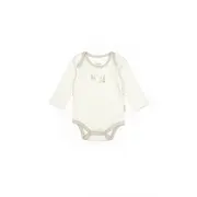 Set 3 piese:body, pantaloni si baveta Rabbit, BabyCosy, 100% bumbac (Marime: 3-6 Luni) JEMBC-CSY5201-3