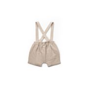 Set tricou, salopeta si sapca TeddyBear, 100% bumbac organic, BabyCosy (Marime: 9-12 luni) JEMBC-CSYM7102-9