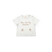 Set tricou cu pantaloni scurti TeddyBear, 100% bumbac organic, BabyCosy (Marime: 12-18 Luni) JEMBC-CSYM7101-12