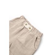 Set tricou cu pantaloni scurti TeddyBear, 100% bumbac organic, BabyCosy (Marime: 3-6 Luni) JEMBC-CSYM7101-3