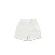 Set tricou maro cu pantaloni scurti TeddyBear, 100% bumbac organic, BabyCosy (Marime: 18-24 Luni) JEMBC-CSYM7103-18