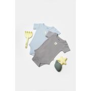 Set 2 body Bamboo, blue, BabyCosy, 50% bumbac+50%bambus (Marime: 6-9 luni) JEMBC-CSYB9017-6