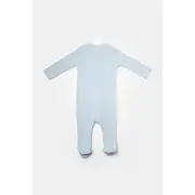 Set 2 salopete lungi Bamboo, blue, BabyCosy, 50%bumbac+50% bambus (Marime: 3-6 Luni) JEMBC-CSYB9035-3