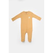 Set 2 salopete lungi Bamboo, galben, BabyCosy, 50%bumbac+50% bambus (Marime: 3-6 Luni) JEMBC-CSYB9034-3