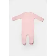Set 2 salopete lungi Bamboo, roz, BabyCosy, 50%bumbac+50% bambus (Marime: 3-6 Luni) JEMBC-CSYB9033-3