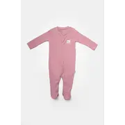Set 2 salopete lungi Bamboo, roz, BabyCosy, 50%bumbac+50% bambus (Marime: 3-6 Luni) JEMBC-CSYB9033-3