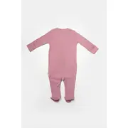Set 2 salopete lungi Bamboo, roz, BabyCosy, 50%bumbac+50% bambus (Marime: 3-6 Luni) JEMBC-CSYB9033-3