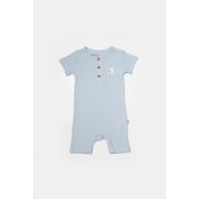 Set 2 salopete scurte Bamboo, blue, BabyCosy, 50%bumbac+50% bambus (Marime: 3-6 Luni) JEMBC-CSYB9038-3