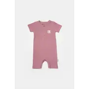 Set 2 salopete scurte Bamboo, roz, BabyCosy, 50%bumbac+50% bambus (Marime: 9-12 luni) JEMBC-CSYB9036-9