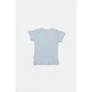 Set 2 tricouri Bamboo, blue, BabyCosy, 50% bumbac+50%bambus (Marime: 6-9 luni) JEMBC-CSYB9023-6