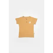 Set 2 tricouri Bamboo, galben, BabyCosy, 50% bumbac+50%bambus (Marime: 3-6 Luni) JEMBC-CSYB9022-3