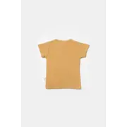 Set 2 tricouri Bamboo, galben, BabyCosy, 50% bumbac+50%bambus (Marime: 9-12 luni) JEMBC-CSYB9022-9