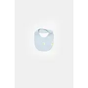 Set 4 piese:body, pantaloni, baveta si caciulita Bamboo, bleu, BabyCosy, 50% bumbac+50%bambus (Marime: 6-9 luni) JEMBC-CSYB9010-6