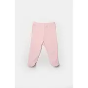 Set 4 piese:body, pantaloni, baveta si caciulita Bamboo, roz, BabyCosy, 50% bumbac+50%bambus (Marime: 6-9 luni) JEMBC-CSYB9007-6